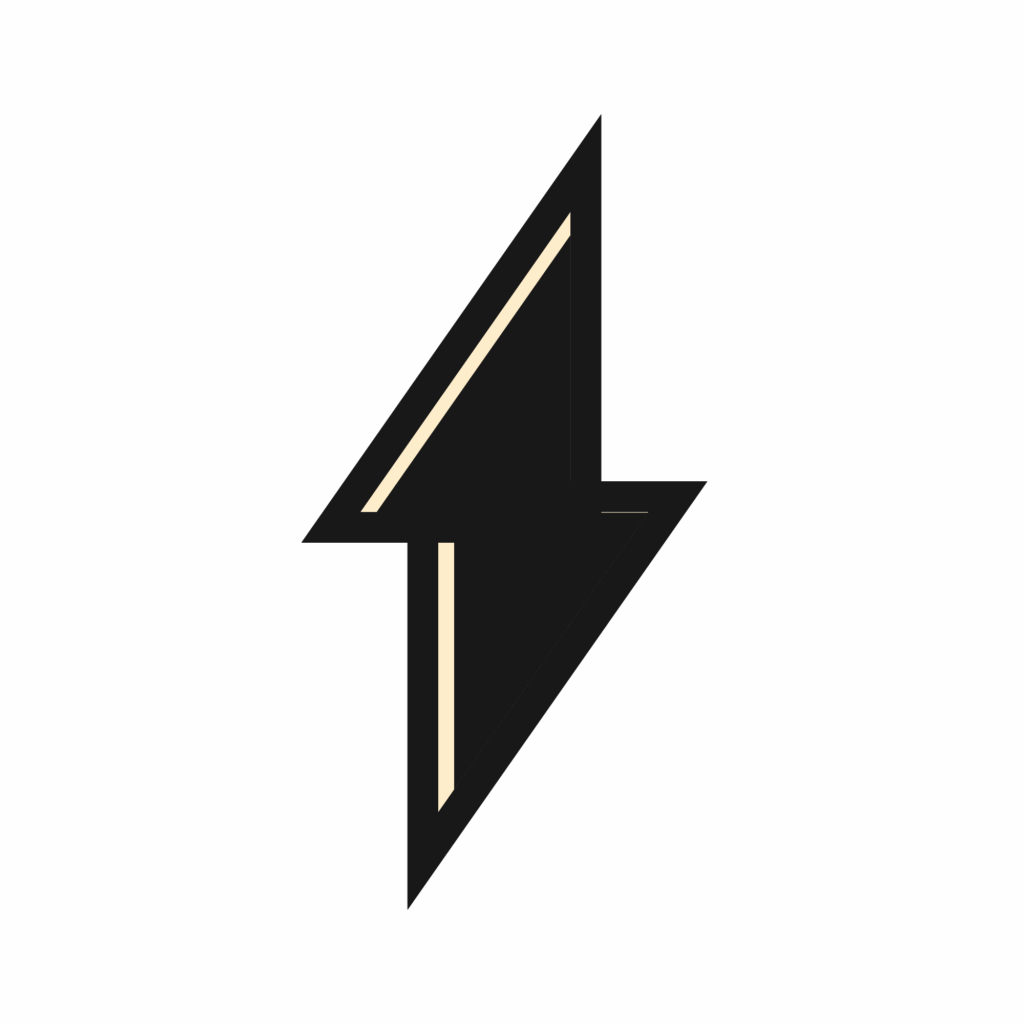 Lightning symbol illustration